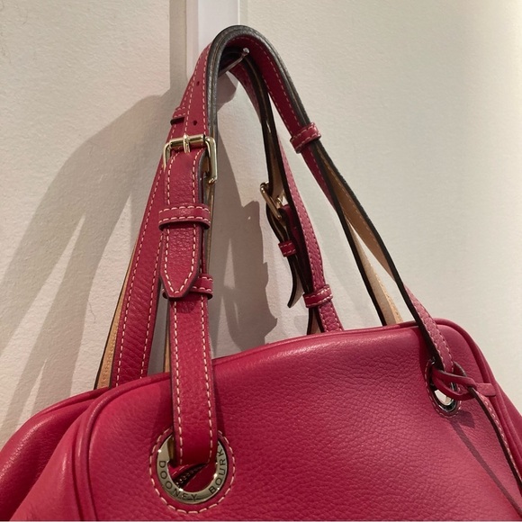 DOONEY & BOURKE Authentic Vintage Leather Portofino Zip Zip Hand Shoulder Bag - Picture 8 of 16